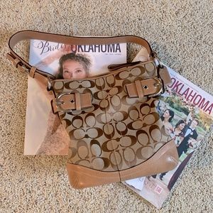 Tan Coach Purse